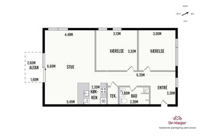 Visual presentation of the listing