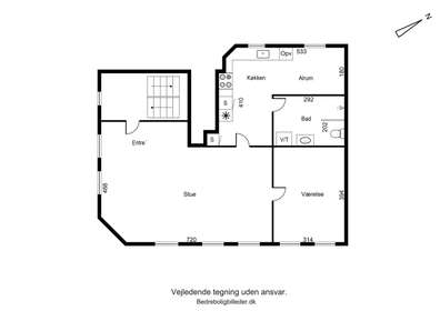 Visual presentation of the listing
