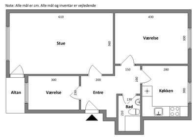 Visual presentation of the listing