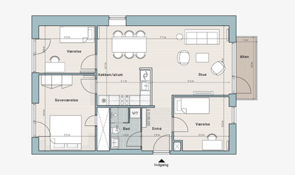 Visual presentation of the listing
