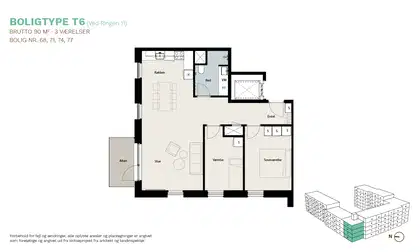 Visual presentation of the listing