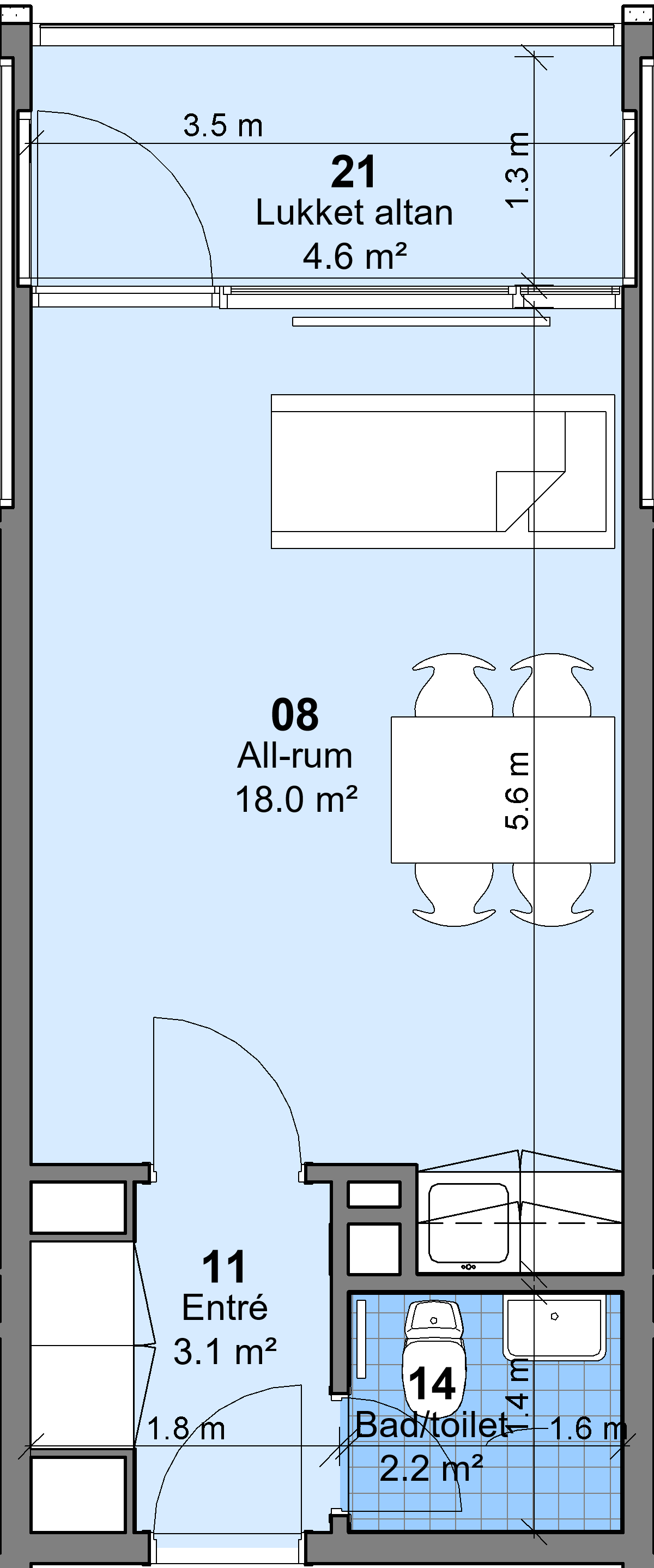 Visual presentation of the listing