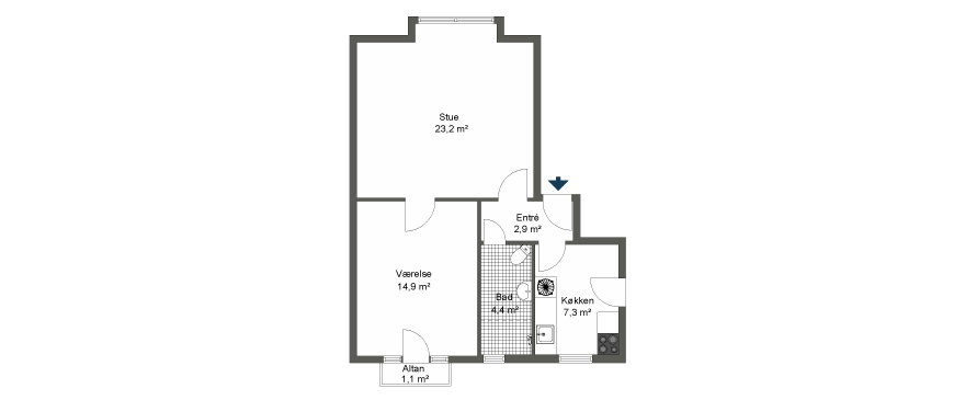 Visual presentation of the listing
