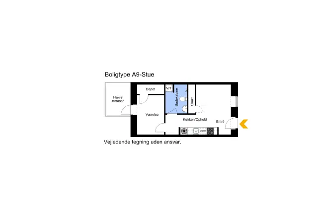 apartment Centralt beliggende bolig nær Aarhus midtby