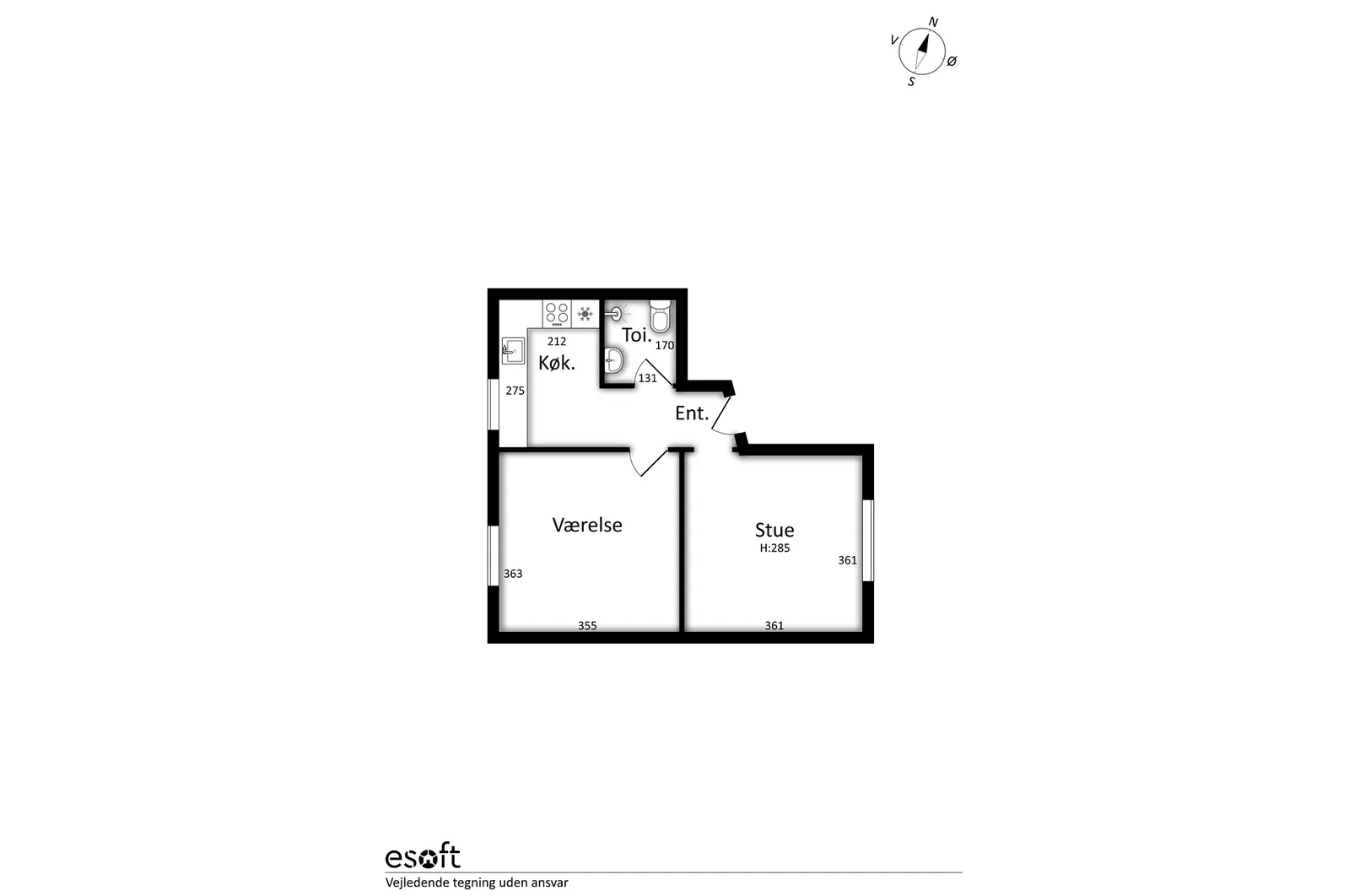 Visual presentation of the listing