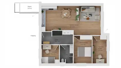 Visual presentation of the listing