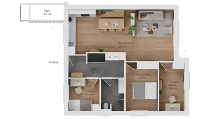 Visual presentation of the listing