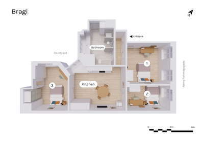 Visual presentation of the listing