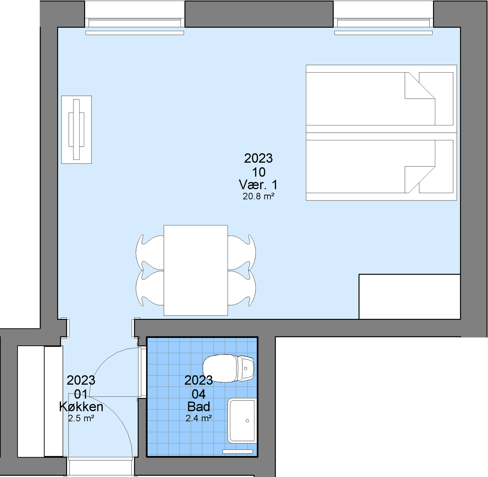 Visual presentation of the listing