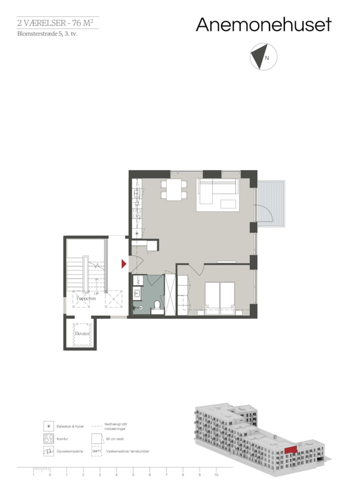 Visual presentation of the listing