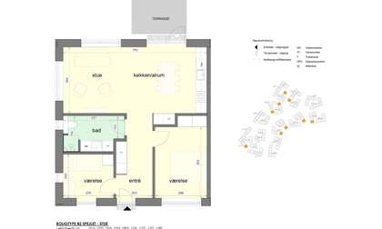 Visual presentation of the listing