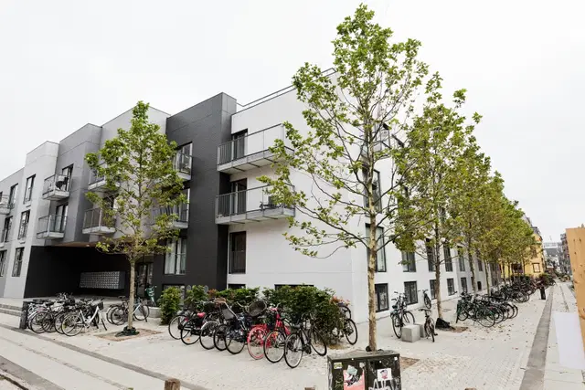 apartment Lys etværelses med tagterrasse og fællesfaciliteter