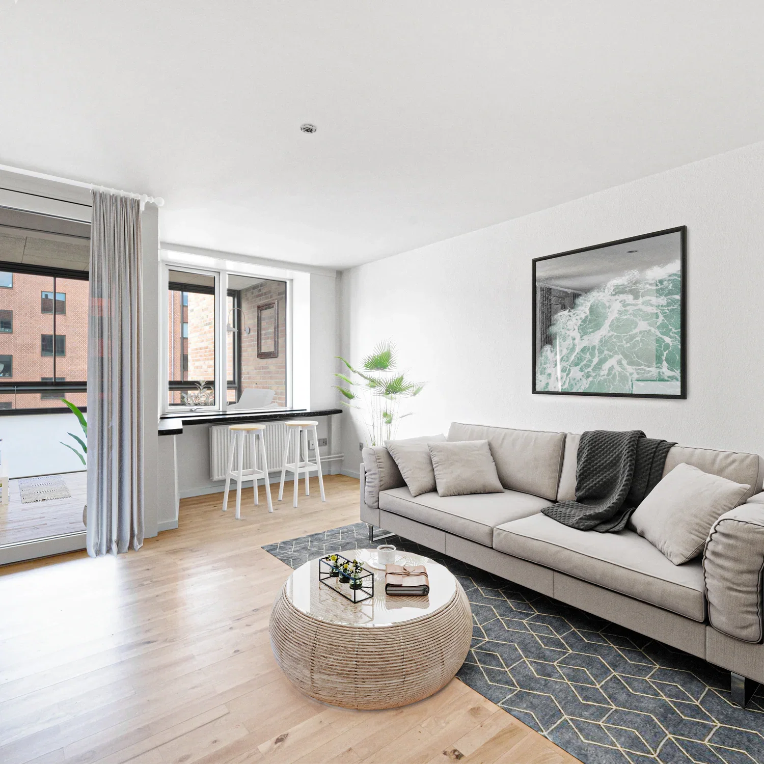 Visual presentation of the listing