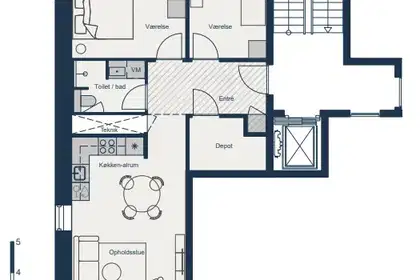 Visual presentation of the listing