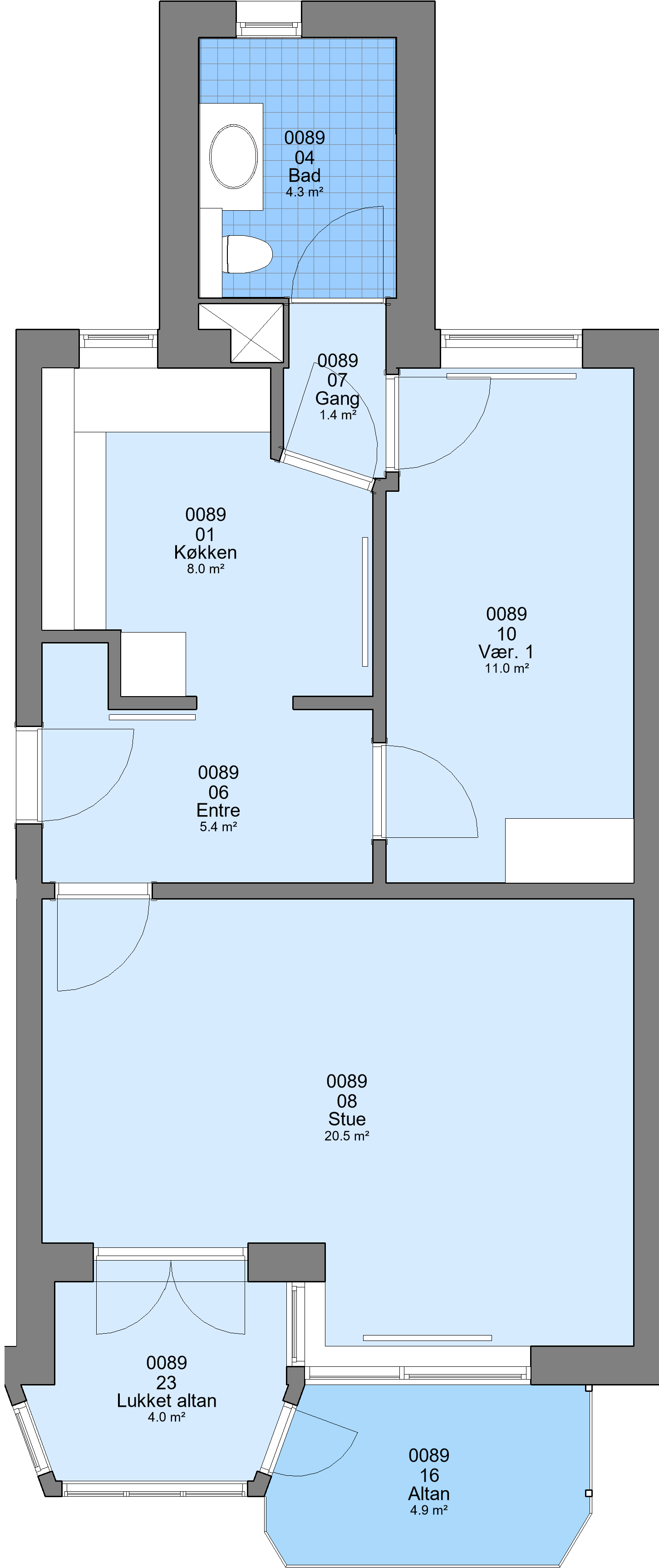 Visual presentation of the listing