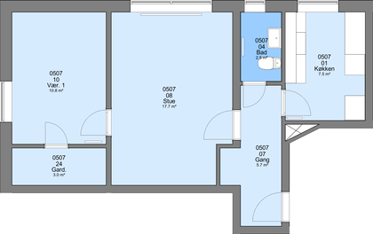 Visual presentation of the listing