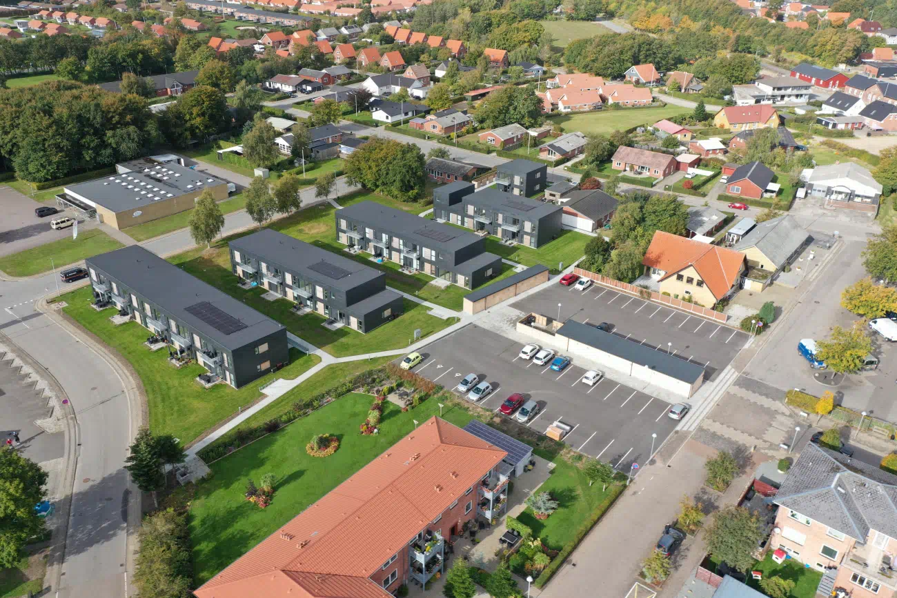 townhouse Nybyggede lavenergiboliger centralt i Tarm