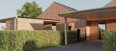 Nybyggede boliger med have og carport i Lindved - Gl Landevej, Vejle - 1