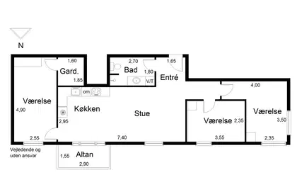 Visual presentation of the listing