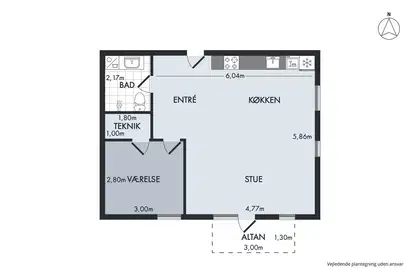 Visual presentation of the listing