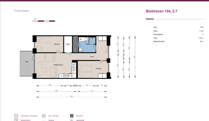 Beautiful 80 m² apartment - Blokhaven, Skovlunde - 0