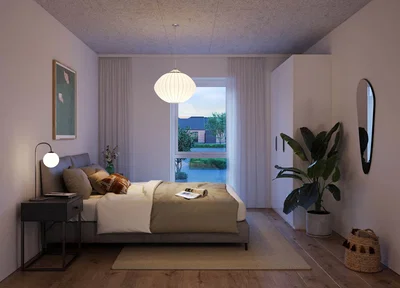 Rækkehus med moderne indretning og uderum - Haren, Støvring - 1