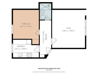 Visual presentation of the listing