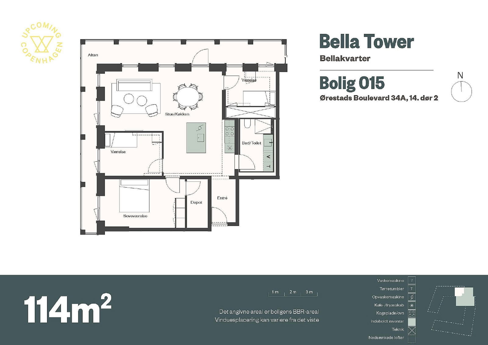 apartment Inviting home of 114 m²