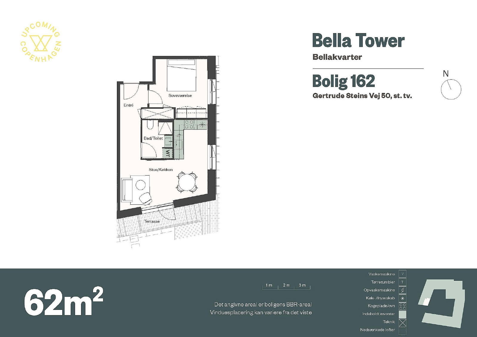 apartment Bolig på 62 m²