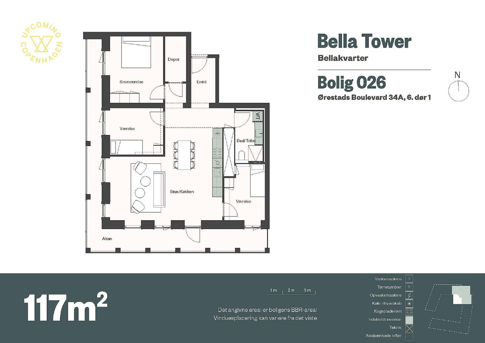apartment Inviting home of 117 m²