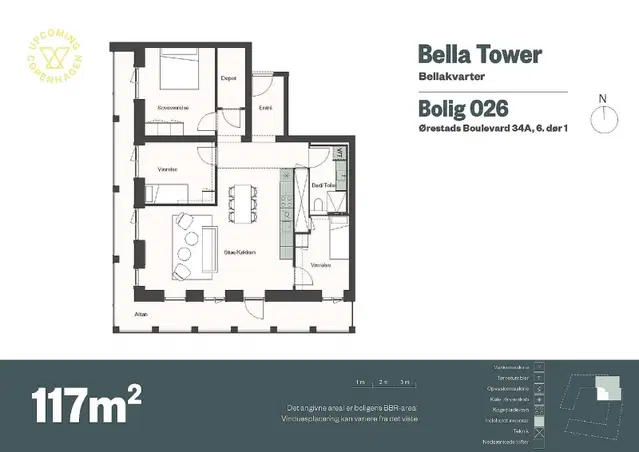 apartment Inviting home of 117 m²