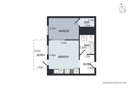 Visual presentation of the listing