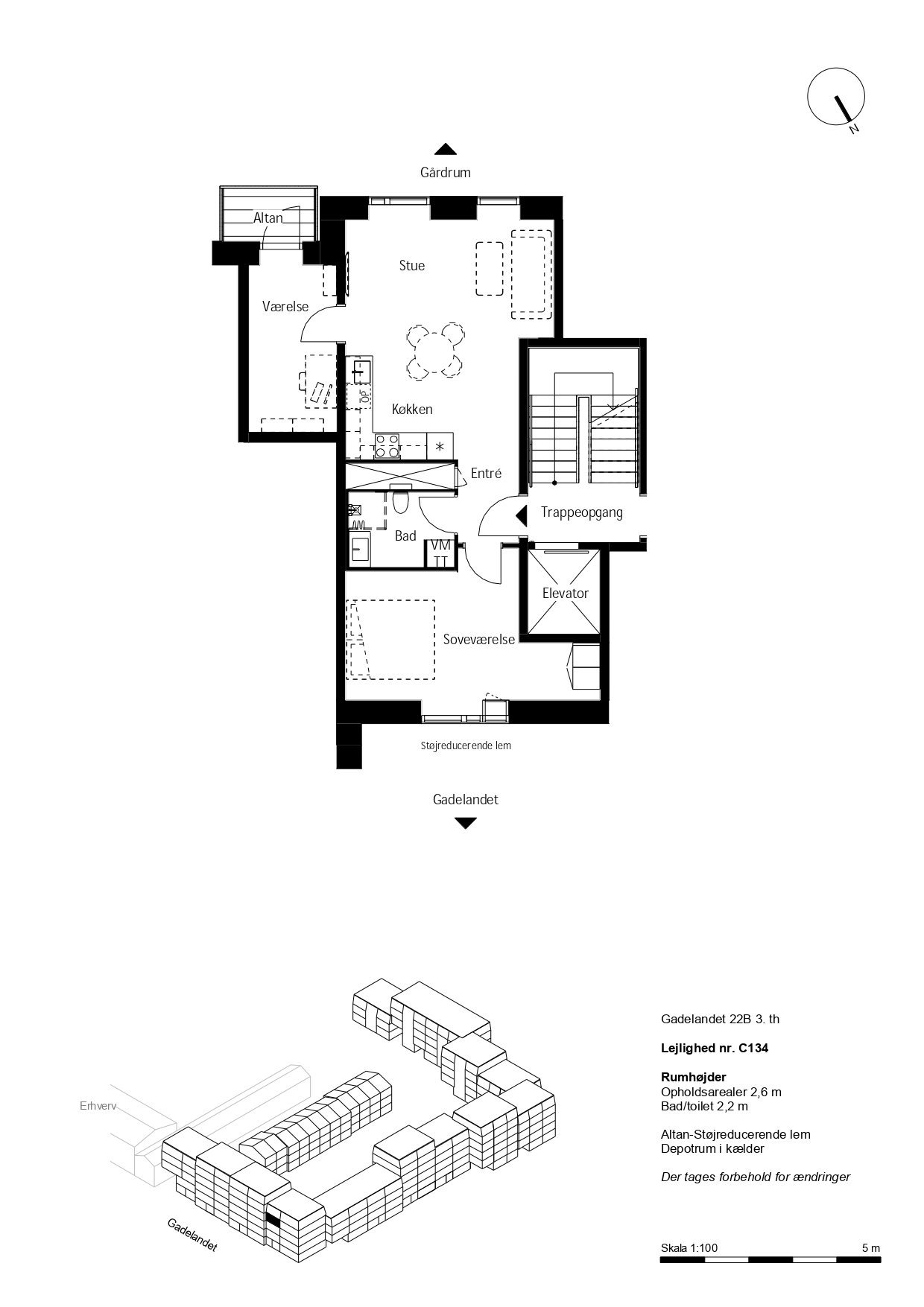 Visual presentation of the listing