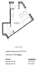 Visual presentation of the listing