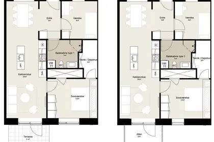 Visual presentation of the listing