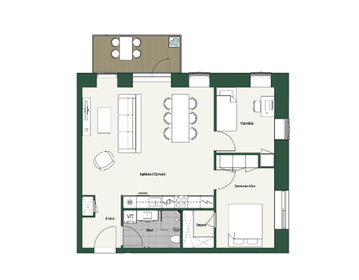 Visual presentation of the listing