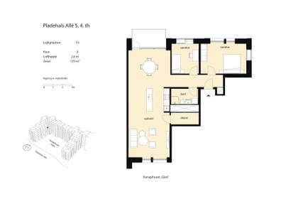 Visual presentation of the listing