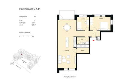 Visual presentation of the listing