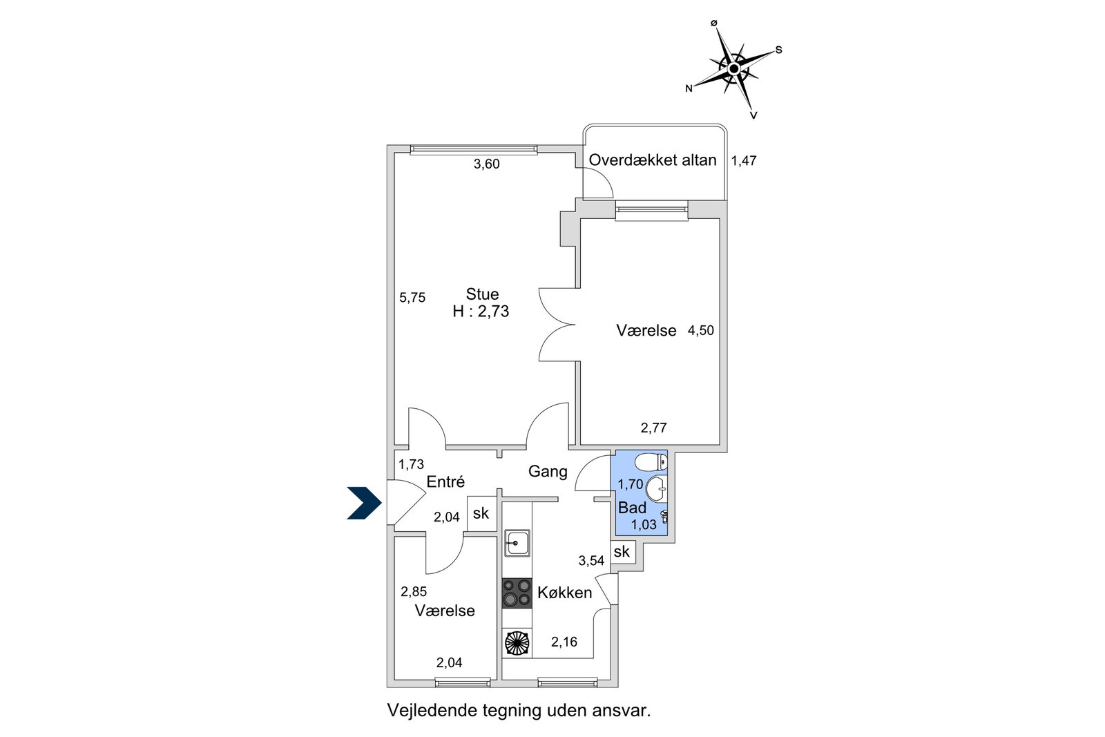 Visual presentation of the listing