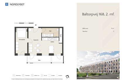 Visual presentation of the listing