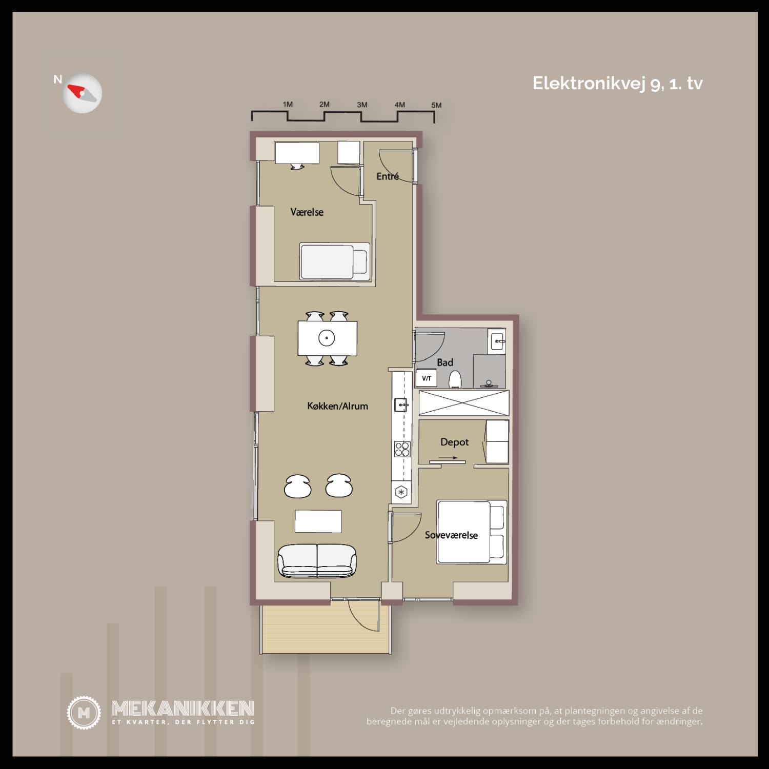 Visual presentation of the listing