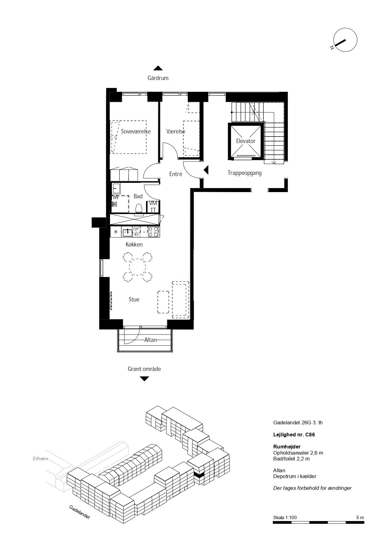 Visual presentation of the listing