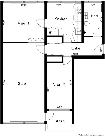 apartment Almindelig bolig i Aabenraa