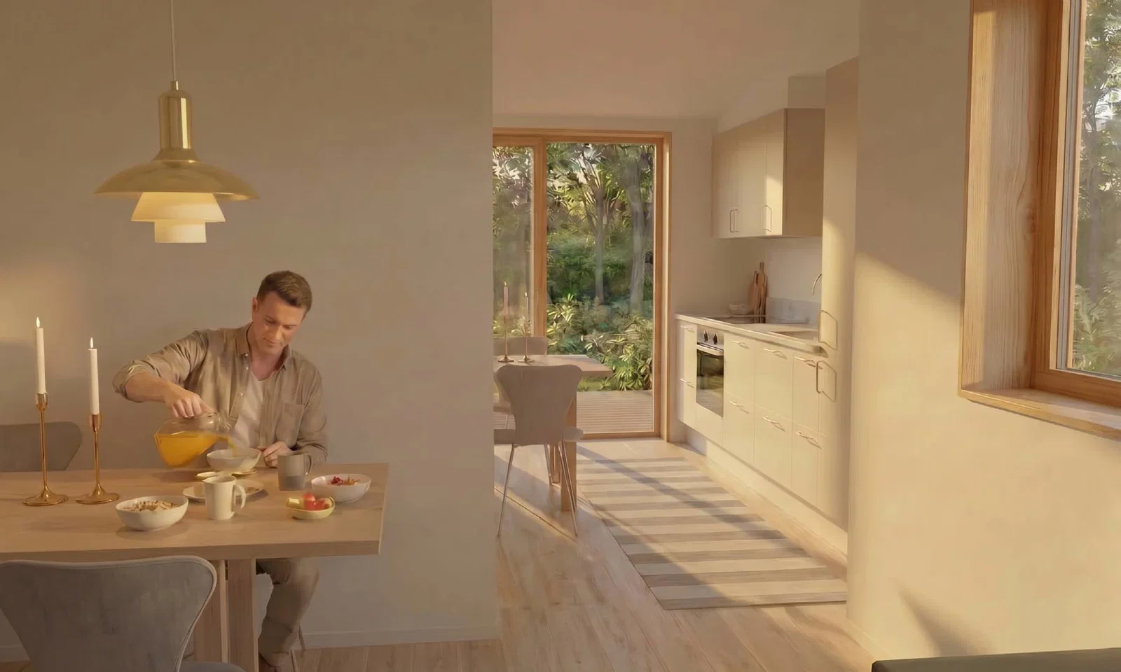 townhouse Moderne boliger med have eller altan