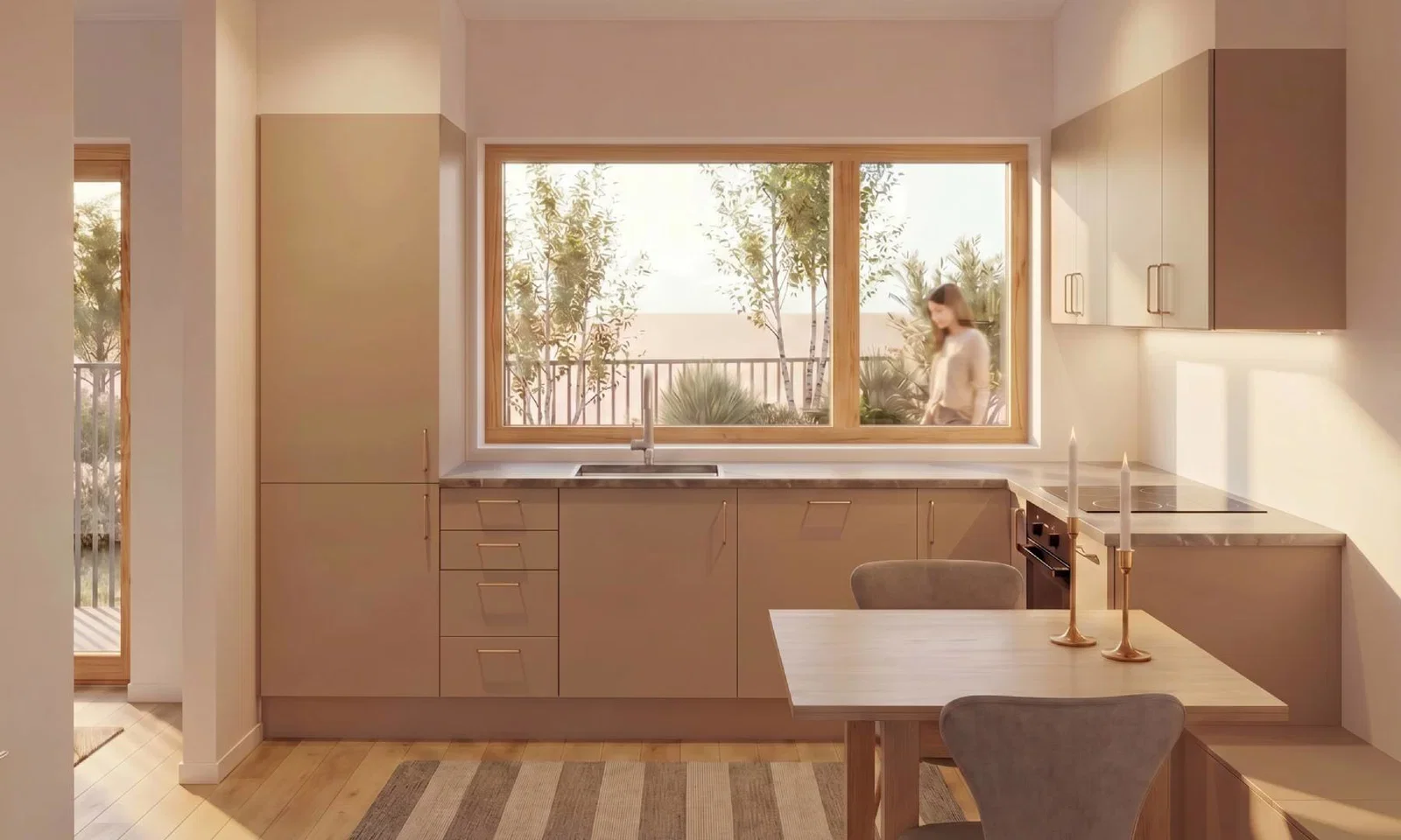 townhouse Moderne boliger med have eller altan