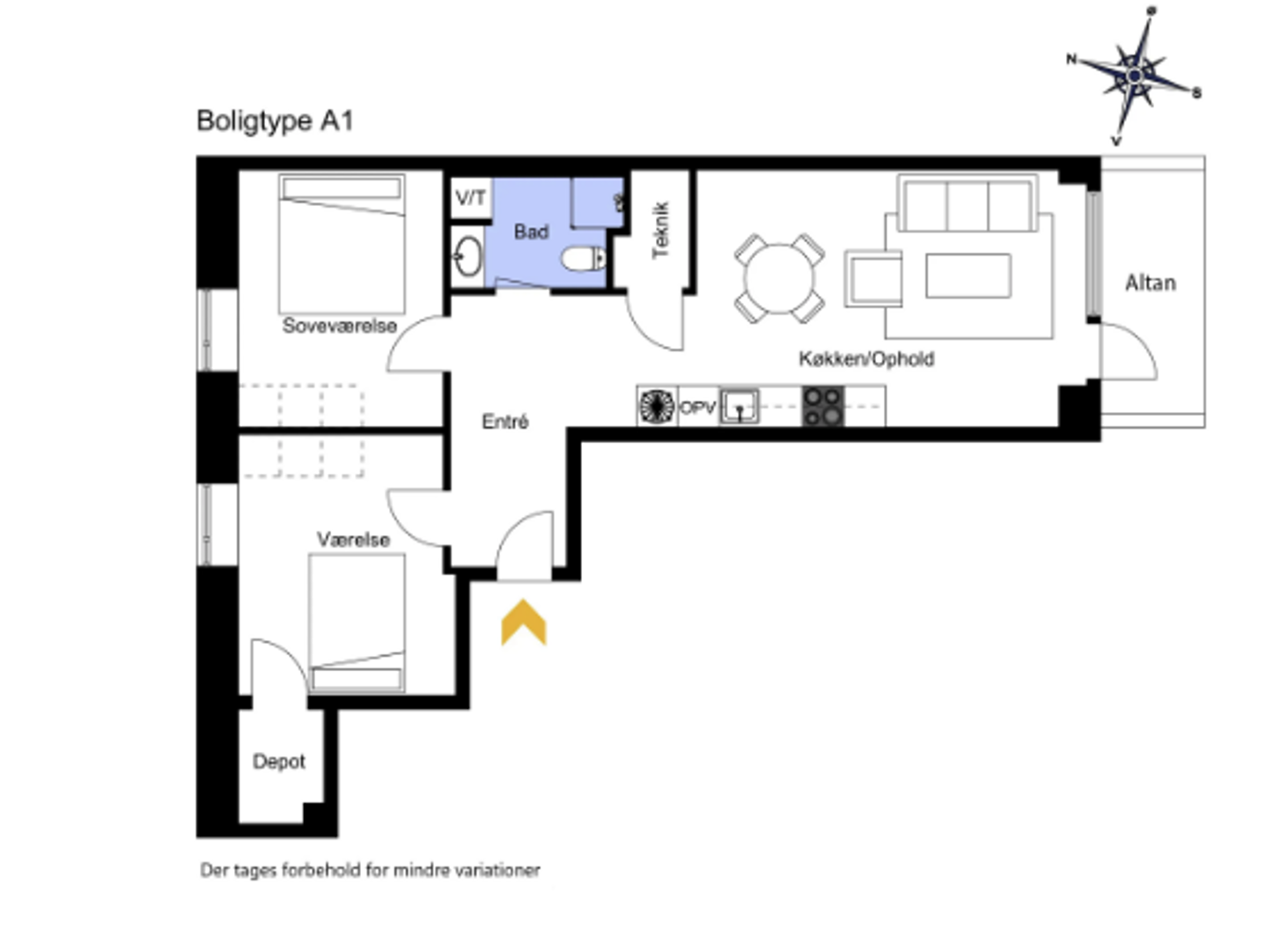 Visual presentation of the listing