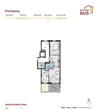 3-værelses stuelejlighed med terrasse i Farum - Paltholmvej, Farum - 3