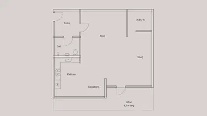 Visual presentation of the listing