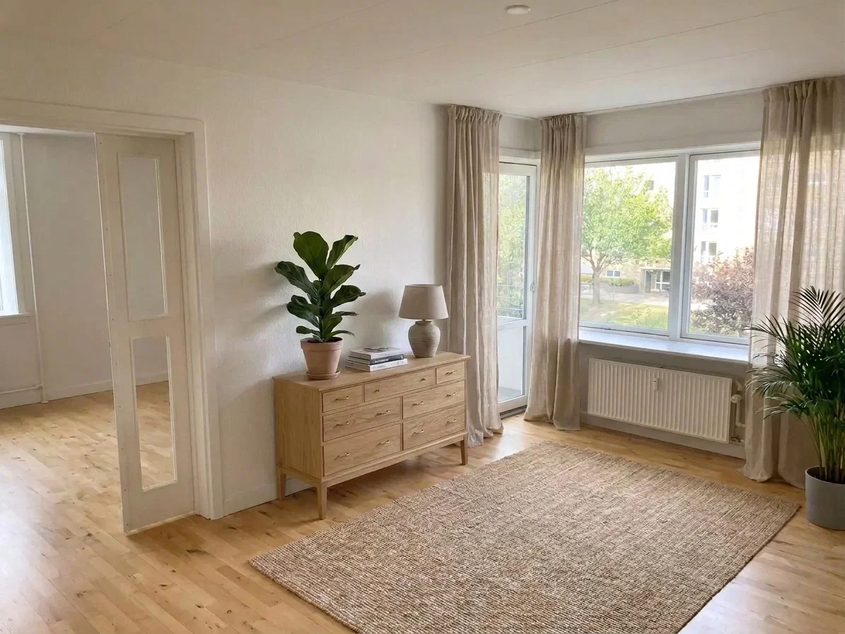 apartment Well-designed 4-room apartment with balcony