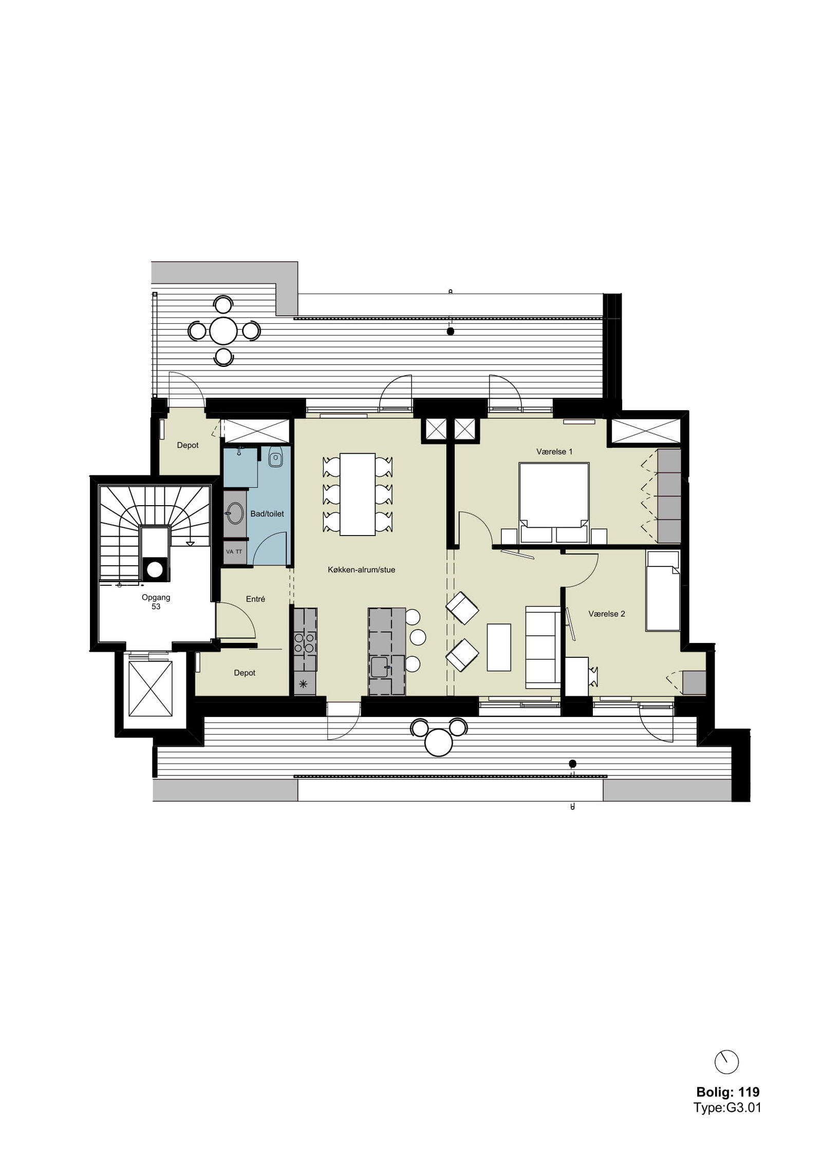 Visual presentation of the listing